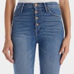 MOTHER The Pixie Swooner Skimp High-Waisted/ Skinny Jeans. Rare Find. US Size 27